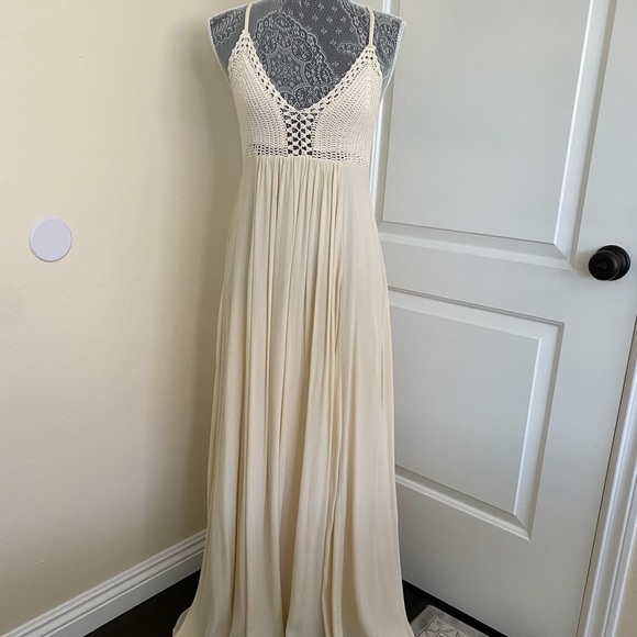 Lulus Crochet Maxi Dress - Picture 1 of 2
